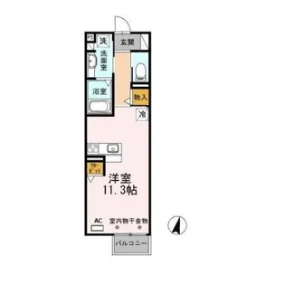 ベルツリーⅡ【2階】の間取り