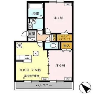 スタースレイプ【1階】の間取り