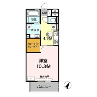 THE FIRST【1階】の間取り