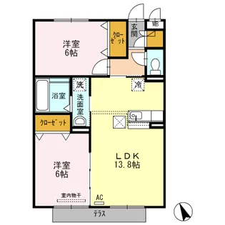 GARDEN PARTY【1階】の間取り