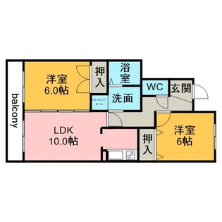 PCM WAUWAU’99【1階】の間取り