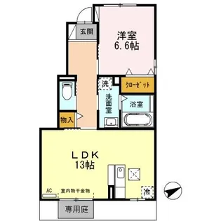 パストラル【1階】の間取り