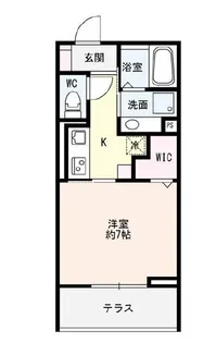 CROIX ROUSSE【2階】の間取り