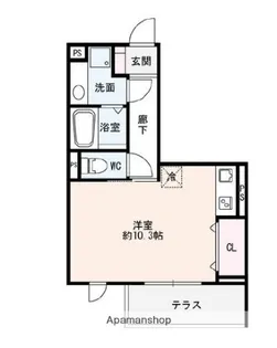 CROIX ROUSSE【3階】の間取り