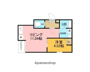 愛知県知立市内幸町加藤【アパート】の間取り