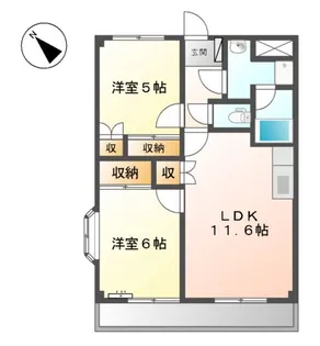ティンカーベル【1階】の間取り