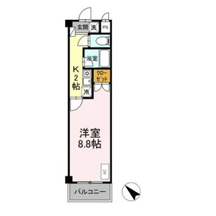 タイムD1【3階】の間取り