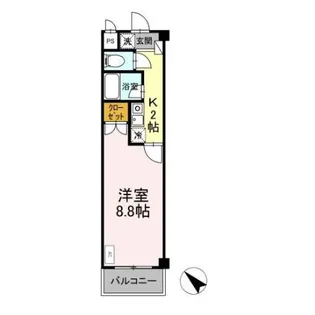 タイムD1【3階】の間取り