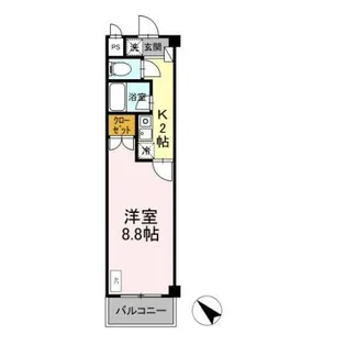 タイムD1【2階】の間取り
