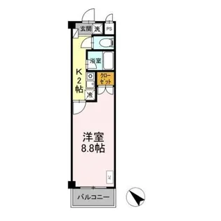 タイムD1【3階】の間取り