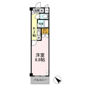 タイムD1【4階】の間取り