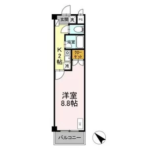 タイムD1【2階】の間取り