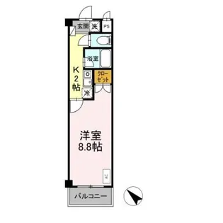 タイムD1【2階】の間取り