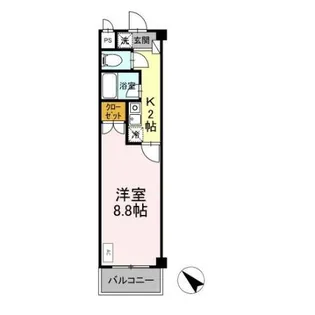 タイムD1【3階】の間取り