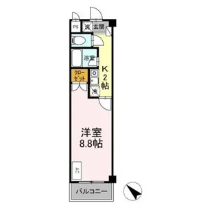 タイムD1【4階】の間取り