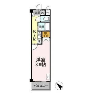 タイムD1【2階】の間取り