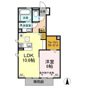 花水木の家 Ⅵ【1階】の間取り
