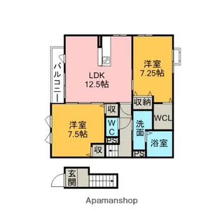 PRONITYB【202号室】の間取り