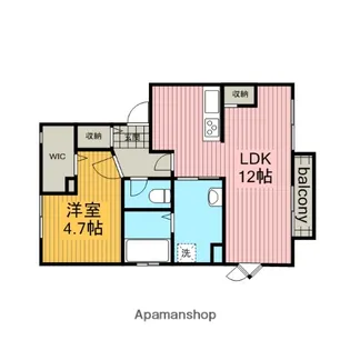 アメニティー住吉A【1階】の間取り