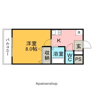 カーサ6【1階】の間取り