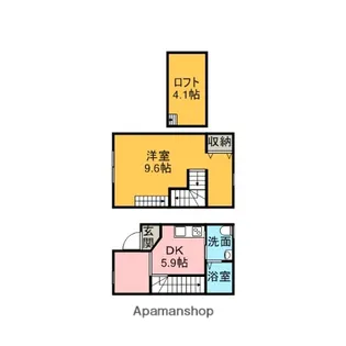 ラピスラズリ【E号室】の間取り