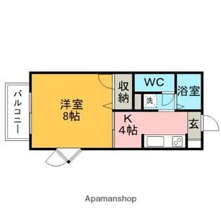 フレグランスすみれ【102号室】の間取り