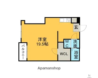 第一知商ビル【501号室】の間取り