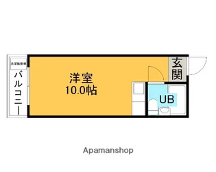 フレンドリーハイツおがわ【3E号室】の間取り