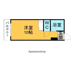 フレンドリーハイツおがわ【2G号室】の間取り