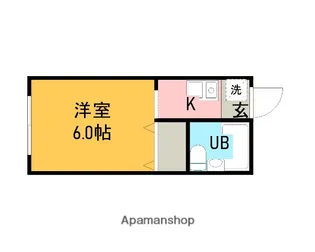 サンライズ20【203号室】の間取り