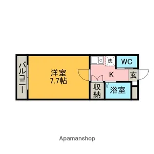 カーサビアンカ【3階】の間取り