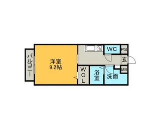 フレシール寺山【1階】の間取り