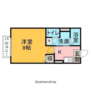 コーポベル【101号室】の間取り