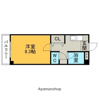 ロイヤルMIZUNO【2D号室】の間取り