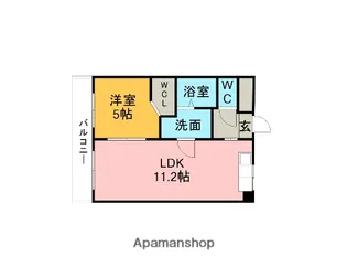 みたかマンション【1階】の間取り
