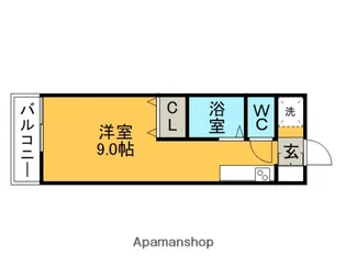 プチハイム【101号室】の間取り