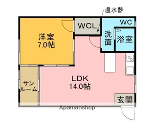 ファミール井ヶ谷A【310号室】の間取り
