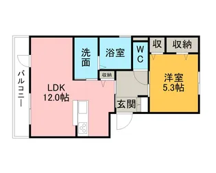 ブルームーン【2階】の間取り