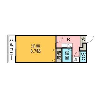 プレジール sunshine【1階】の間取り