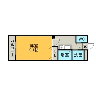 アイリスSAYO【2階】の間取り