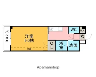 グランデュ桜【1階】の間取り