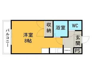 グランデュール56【5階】の間取り