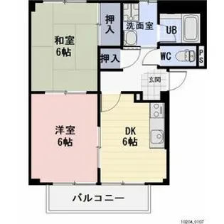 SurplusサンアイA【2階】の間取り