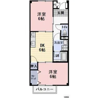 SURPLUS TWOユニオンハイツA【2階】の間取り