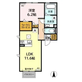 花水木の家 V【1階】の間取り