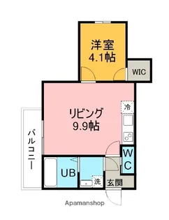 ジーメゾン知立草刈【301号室】の間取り