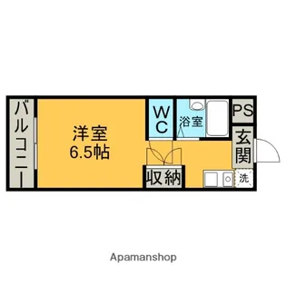 ソレイユフカヤ【104号室】の間取り