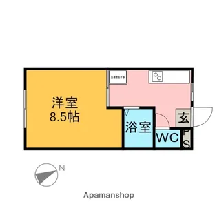 ウッドヴィレッヂ【1階】の間取り