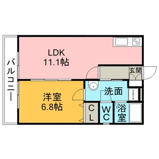 Ma Maison Momoyama【3階】の間取り