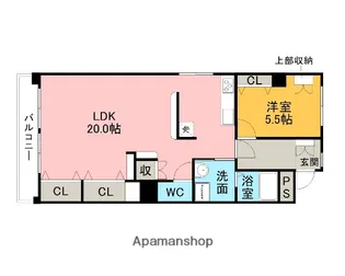 パレス・バン【B5号室】の間取り